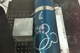 3D Marking: Curved Thermos Cup