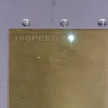 Brass laser marking