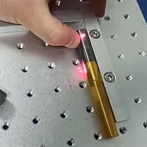 Carbide drill bit laser marking