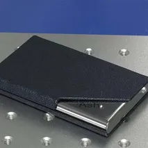 Business card case laser marking
