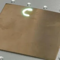 Brass laser marking