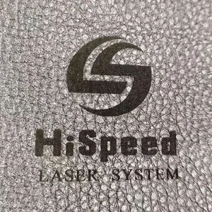 PU leather laser marking