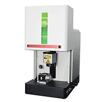 Sliding Door Mini Fiber Optic Laser Engraving Machine