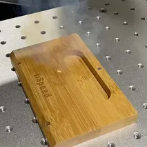 Bamboo laser engraving