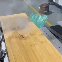 Bamboo case laser marking