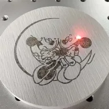 Wooden craft laser marking