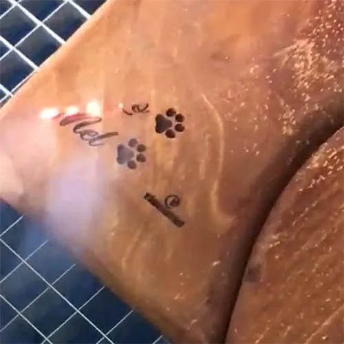 Wood laser marking