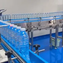 Plastic bottle laser marking