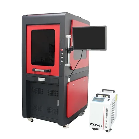 UV Laser Marking Machine, Full Enclosed 355nm 3W 5W 10W