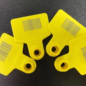 Plastic animal ear tag laser marking