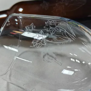 Glass goblet laser marking 