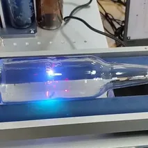 Glass bottle laser marking