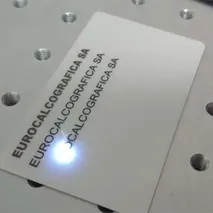 PC card laser marking