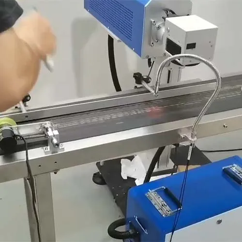 Aluminum press-in lid laser marking