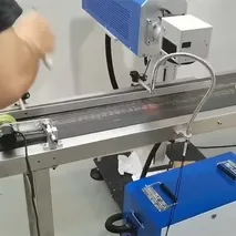 Aluminum press-in lid laser marking