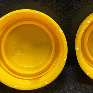 Plastic bottle cap laser marking