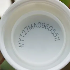 Plastic bottle cap laser marking