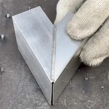 Obtuse angle laser welding