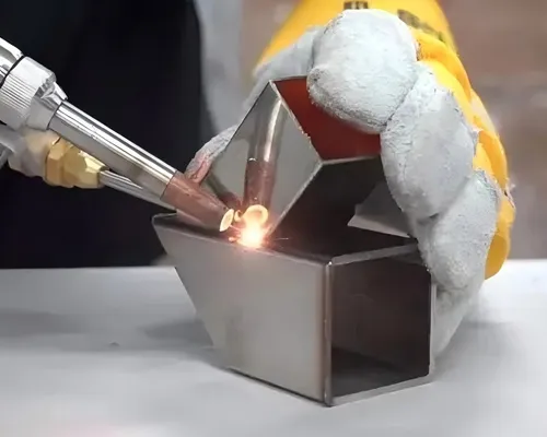 Stainless steel square tube laser welding