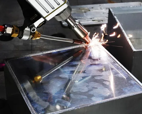 Stainless steel plate laser welding