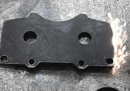 Metal part laser cleaning