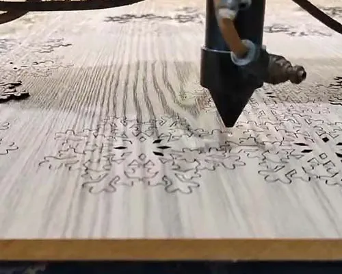 10mm wood laser cutting